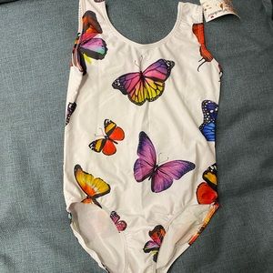 Wenchoice Butterfly Leotard Size L (4-6 years old). NWT